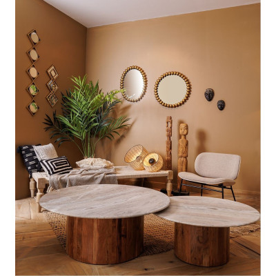Set di 2 tavolini Leone