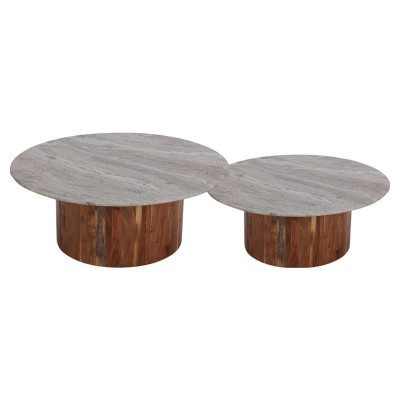 Set di 2 tavolini Leone