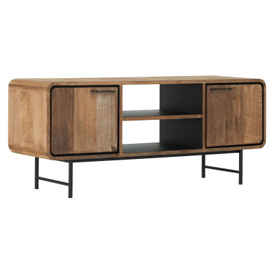 Porta TV Evo con gambe e 2 ante