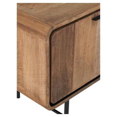 Porta TV Evo con gambe e 2 ante