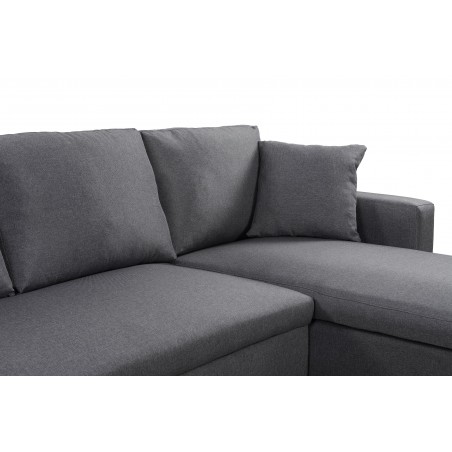 Maria U formos panoraminė sofa-lova su 2 daiktadėžėmis