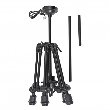 Amsterdam pakabinamas šviestuvas su 5 skaidraus stiklo gaubtais