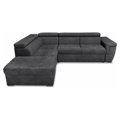 Iš kairės pusės kampinė sofa-lova „Ivy“ su daiktadėže