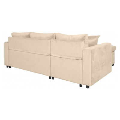 Maria grįžtamas aksominis kabrioletas kampinė sofa