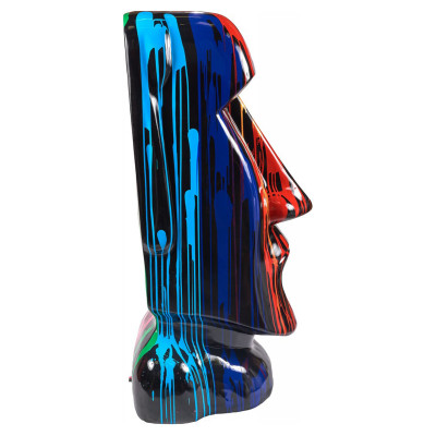 “Moai Head” lauko skulptūra