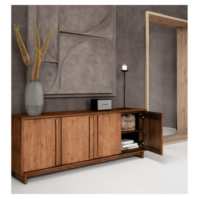 Integruota keturių durų bufete