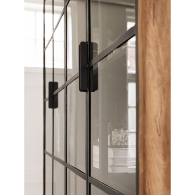 Didelė Evo vitrina iš perdirbtos tikmedžio medienos