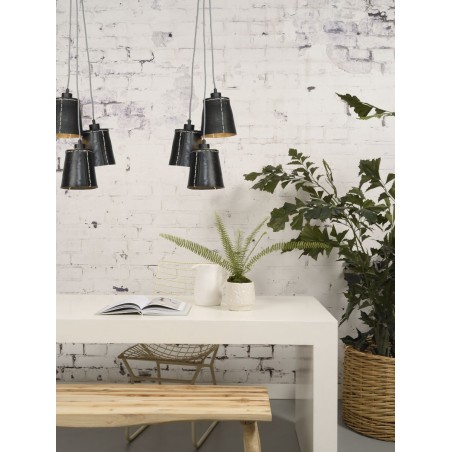 Amazon piekaramā lampa ar 3 abažūriem