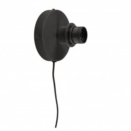 Bali sienas lampa no bambusa un dzelzs