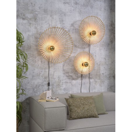 Asimetriska sienas lampa Bromo