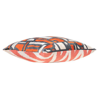 Ikat tangled spilvens