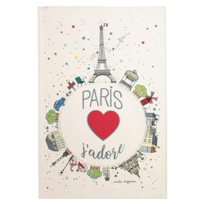 Planète Paris tējas dvielis