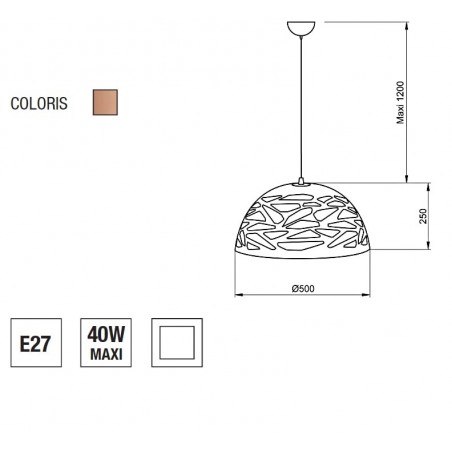 Lāzera piekaramā lampa