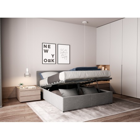 Opbergbed frame 1166 met hoofdbord