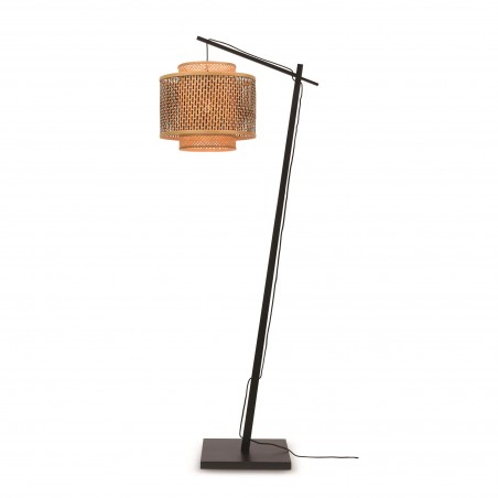 Vloerlamp Bhutan van bamboe