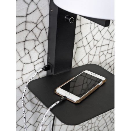 Wandlamp Florence met lampenkap