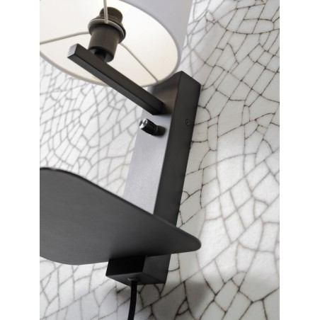 Wandlamp Florence met lampenkap