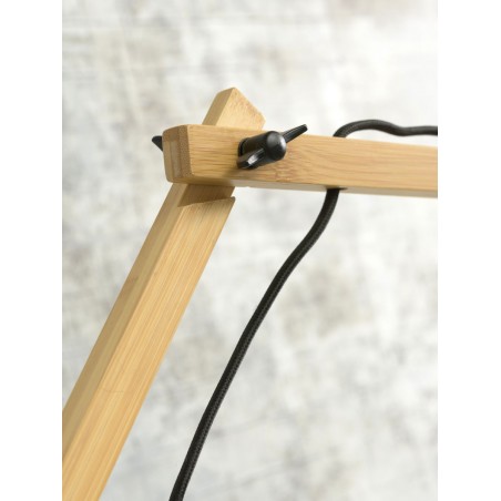 Palawan wandlamp met natuurlijke arm en twee gewrichten