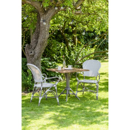 Isabelle aluminium fauteuil voor buiten