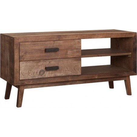 Vintage TV-meubel met 2 lades