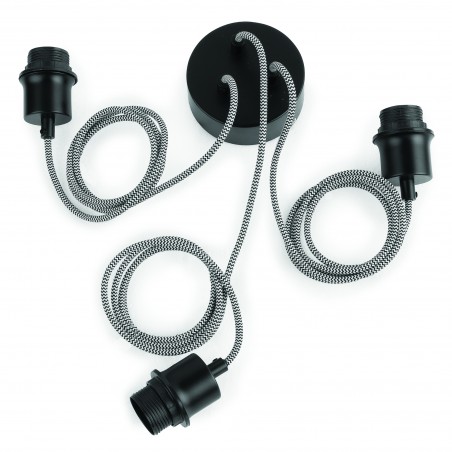 Amazon hanglamp met 3 lampenkappen