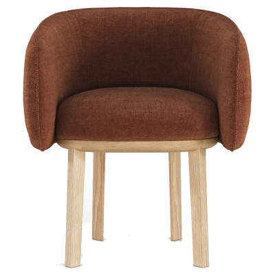 Eikenhouten fauteuil Nido