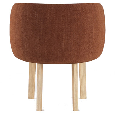 Eikenhouten fauteuil Nido