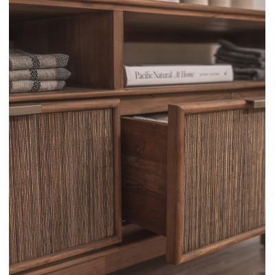 Dressoir Grace met 2 laden en 2 open planken