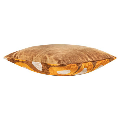 Ikat-kussen met ovale patronen