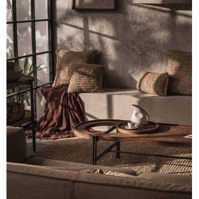 Coco salontafel met dienblad