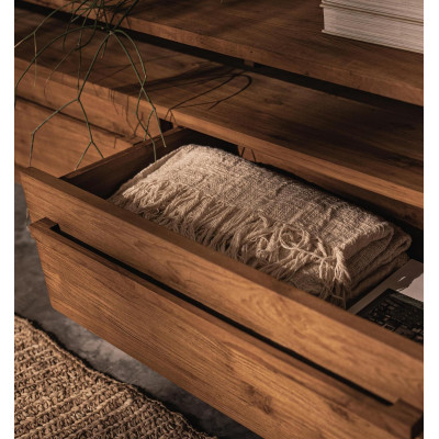 Outline dressoir met 2 laden en 1 open plank