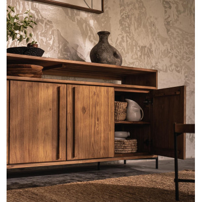 Outline dressoir met 4 deuren en legplanken