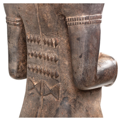 Sculptuur Baule mannelijke waarzeggerij