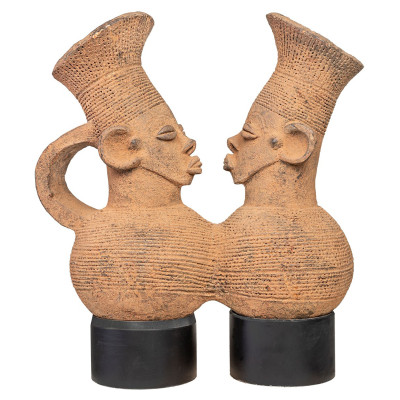 Cephalomorfe sculptuur van Dooble