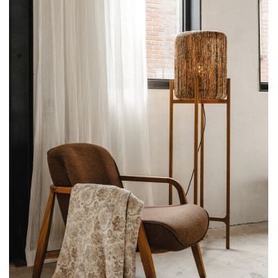 Vloerlamp Aurora van abaca