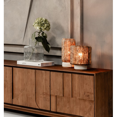 Palma tafellamp van abaca