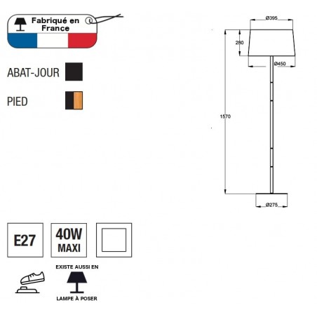 Staande lamp Mikado LS