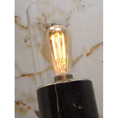 Lampa stołowa Athens z marmuru i szkła