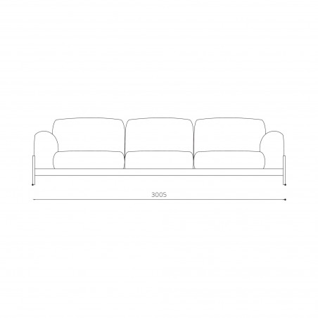 Sofa Bowie 3-osobowa