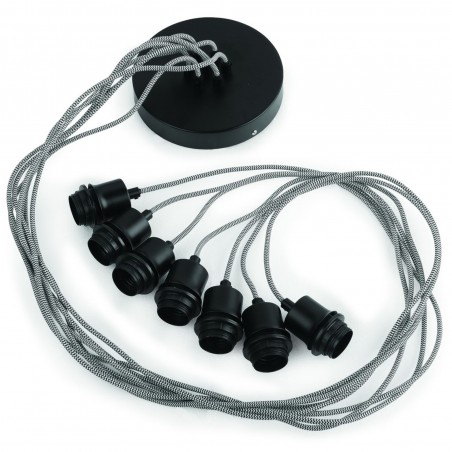 Zawieszenie Amazon z 7 kloszami