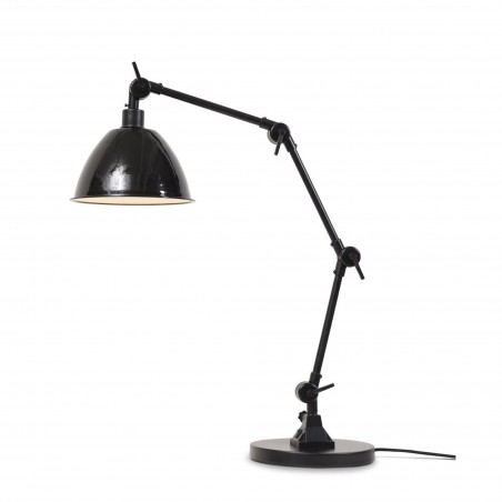 Lampa stołowa Amsterdam z emaliowanym abażurem