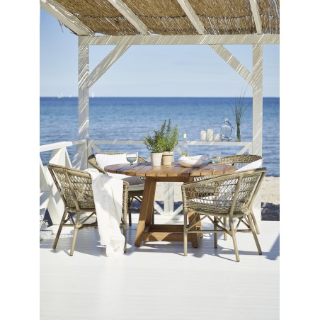 Emma jadalnia krzesło do układania w stos poduszka w zestawie