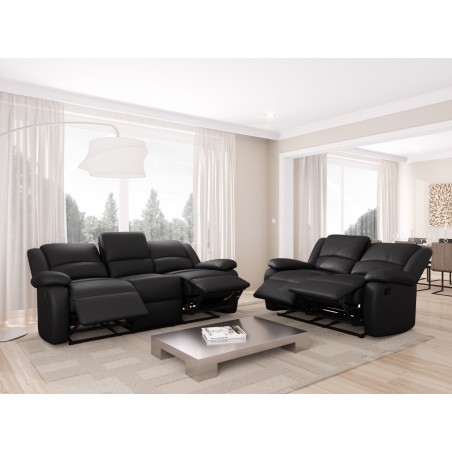 9121 Ręczna 2-osobowa sofa relaksacyjna PU