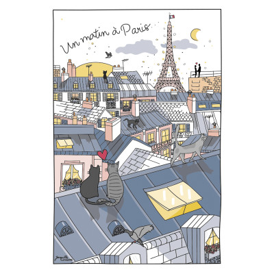 Toits de Paris ściereczka
