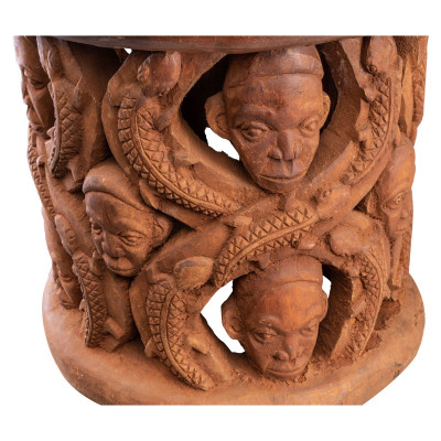 Taboret figuratywny Bamileke