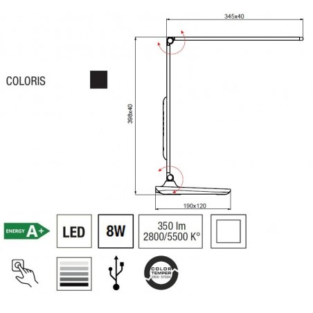 Lampa biurkowa Sandra