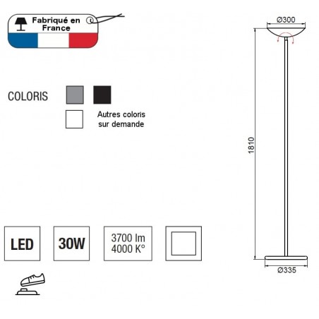 Lampa stojąca Zen LED