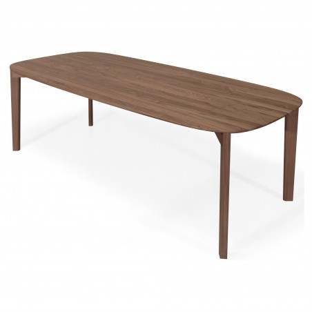 Mesa de jantar Soma em nogueira