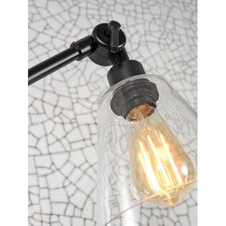 Luminária pendente Amsterdam em vidro transparente