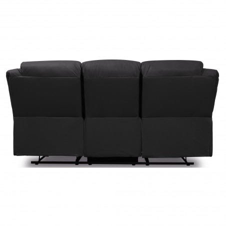 9121 Sofá de relaxamento manual de 3 lugares PU